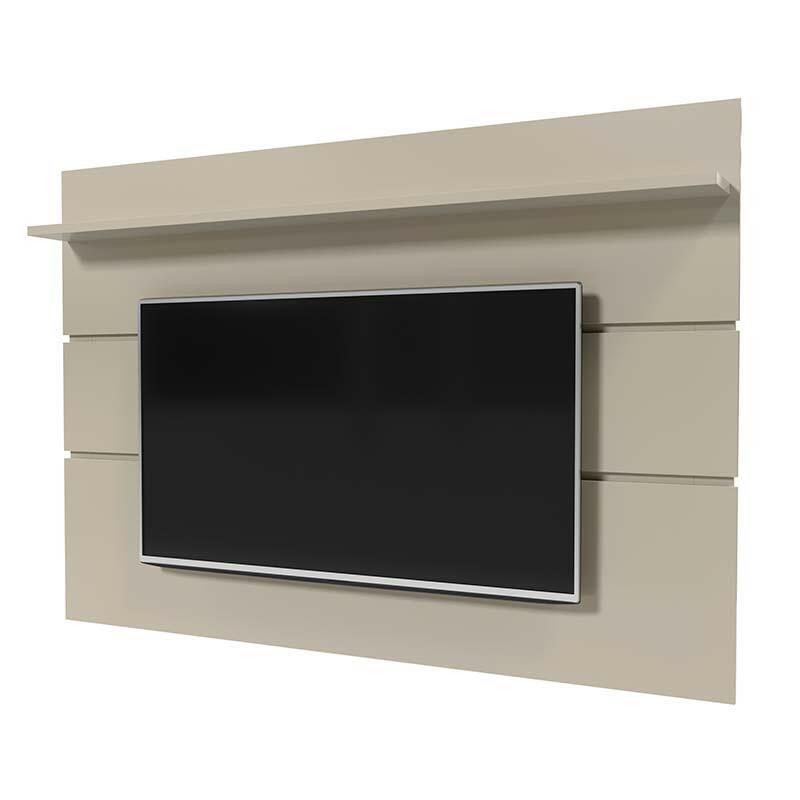Painel Para TV 75 Polegadas 180cm Prism 1.8 Patrimar Off White