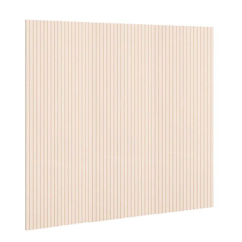 Placa Painel Ripado Madeira MDF 282cm x 240cm Arbo EDN Off White