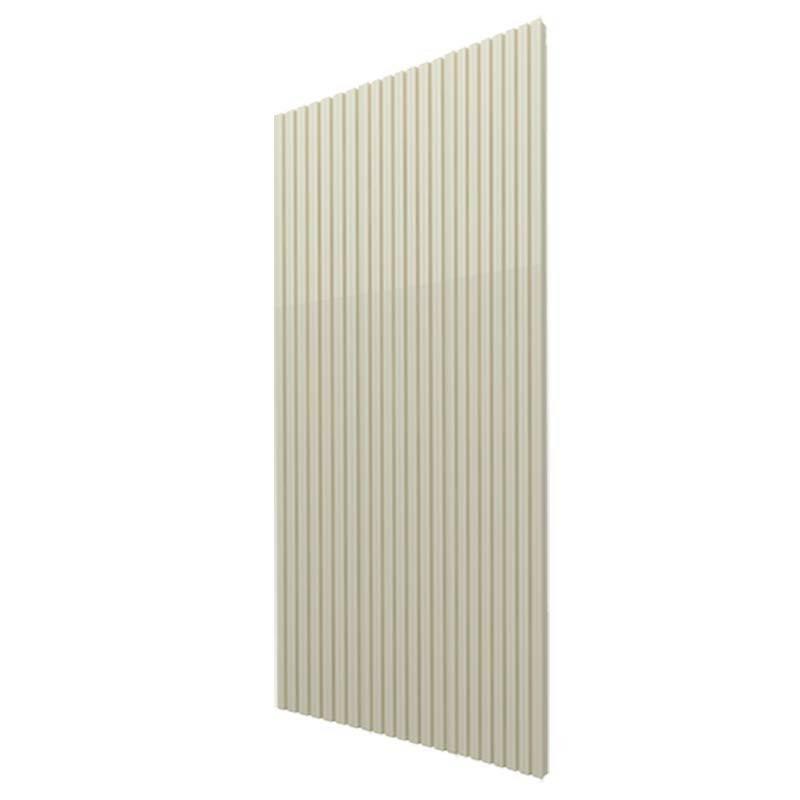 Placa Painel Ripado Nobre 150cm x 250cm Gelius Off White