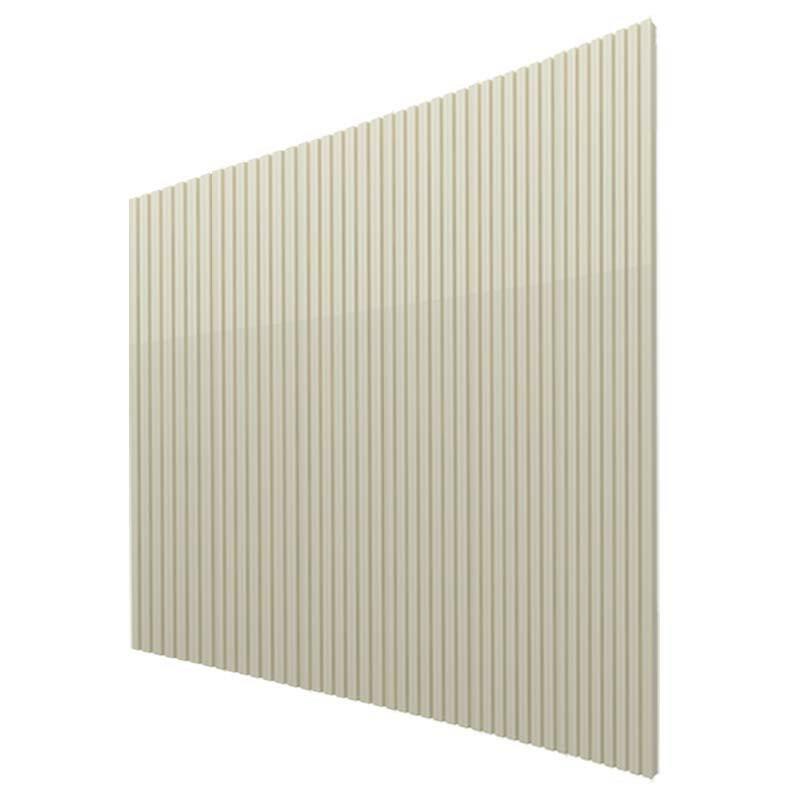 Placa Painel Ripado Nobre 300cm x 250cm Gelius Off White