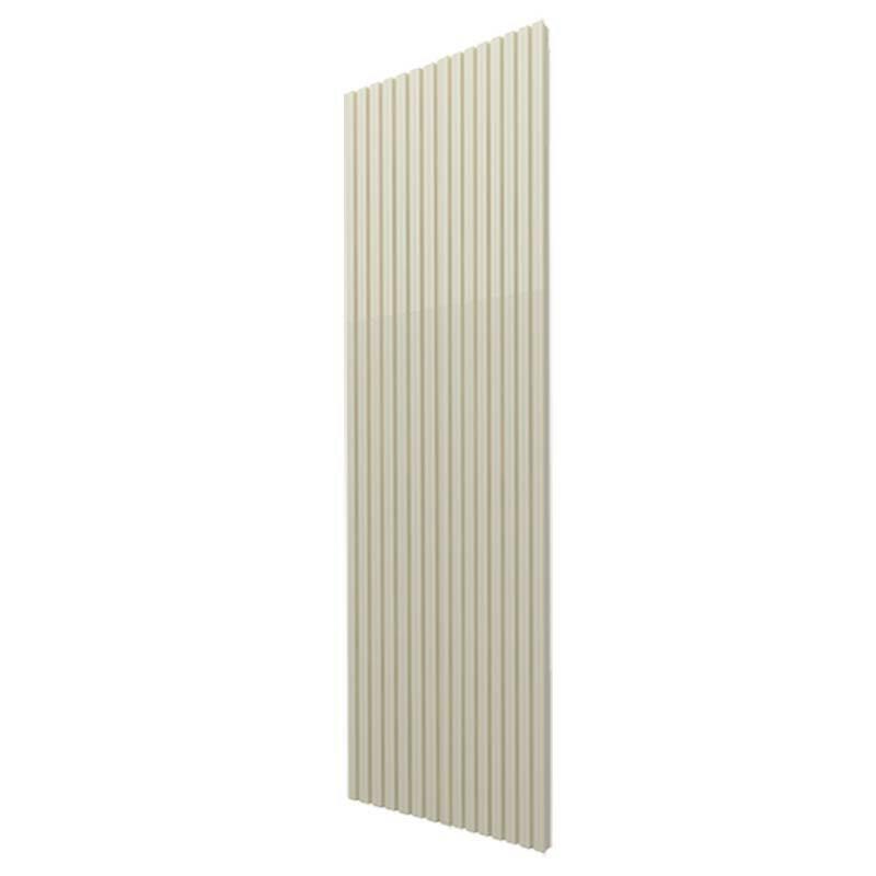 Placa Painel Ripado Nobre 100cm x 250cm Gelius Off White