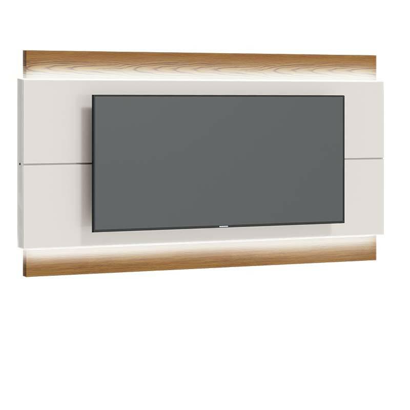 Painel Para TV 75 Polegadas Com Led Classic 2.2 Imcal Off White/Freijó