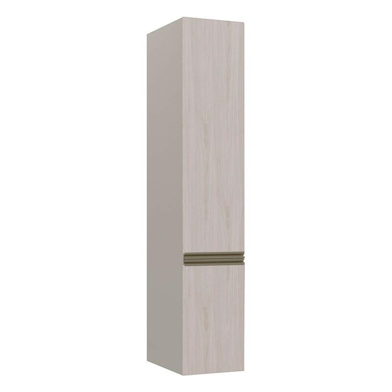 Módulo Paneleiro 40cm 2 Portas 100% MDF Cozinha Modulada Gold Robel Fendi/Aspen