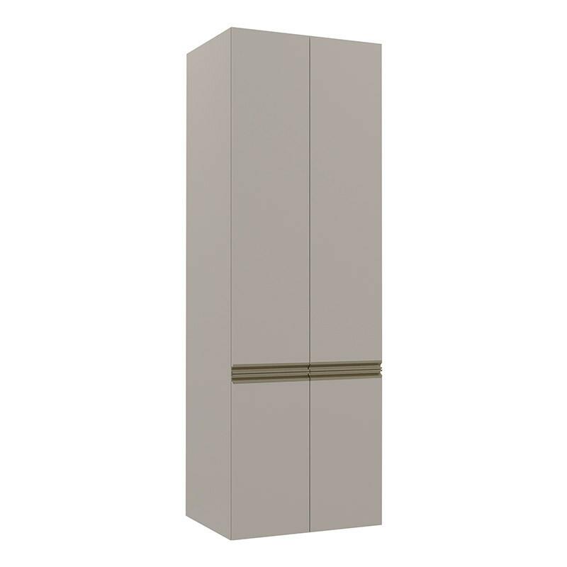 Módulo Paneleiro 70cm 4 Portas 100% MDF Cozinha Modulada Gold Robel Fendi/Fendi