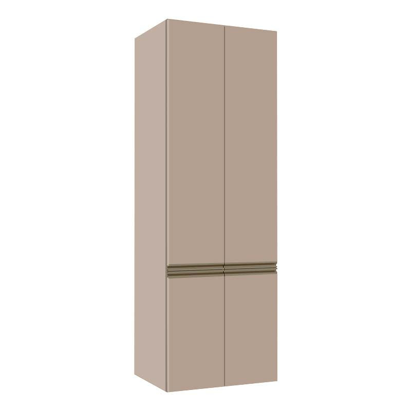 Módulo Paneleiro 70cm 4 Portas 208x70x56cm 100% MDF Cozinha Modulada Gold J Robel Fendi/Fendi Matte