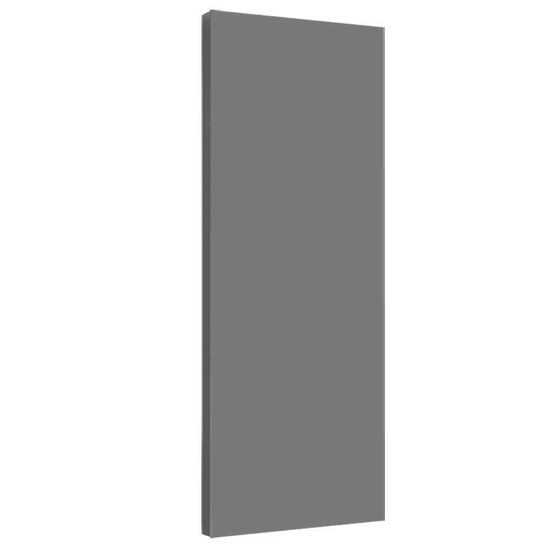 Placa de Fechamento 200cm x 56,7cm x 25mm 100% MDF Cozinha Modulada Robel Cinza Matte