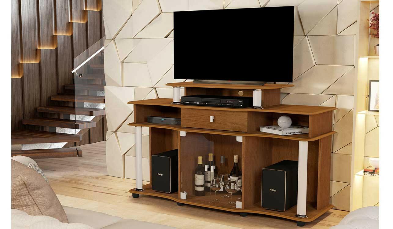 Rack Para TV 32 Polegadas 2022 JB Bechara Caramelo