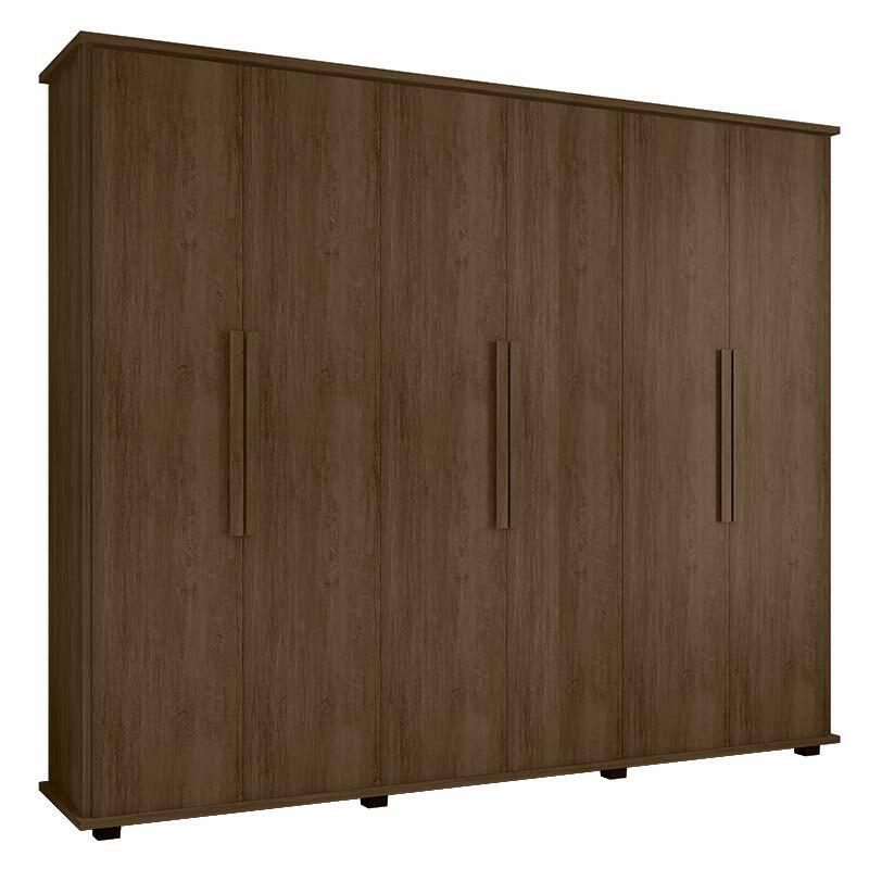 Guarda Roupa Casal 6 Portas 271cm Canada RV Móveis Freijo