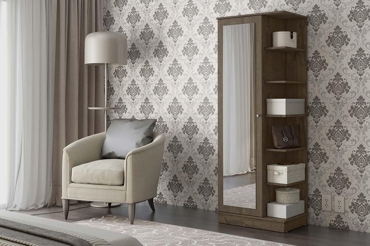 Sapateira 01 Porta de Espelho Lisboa Patrimar Imbuia