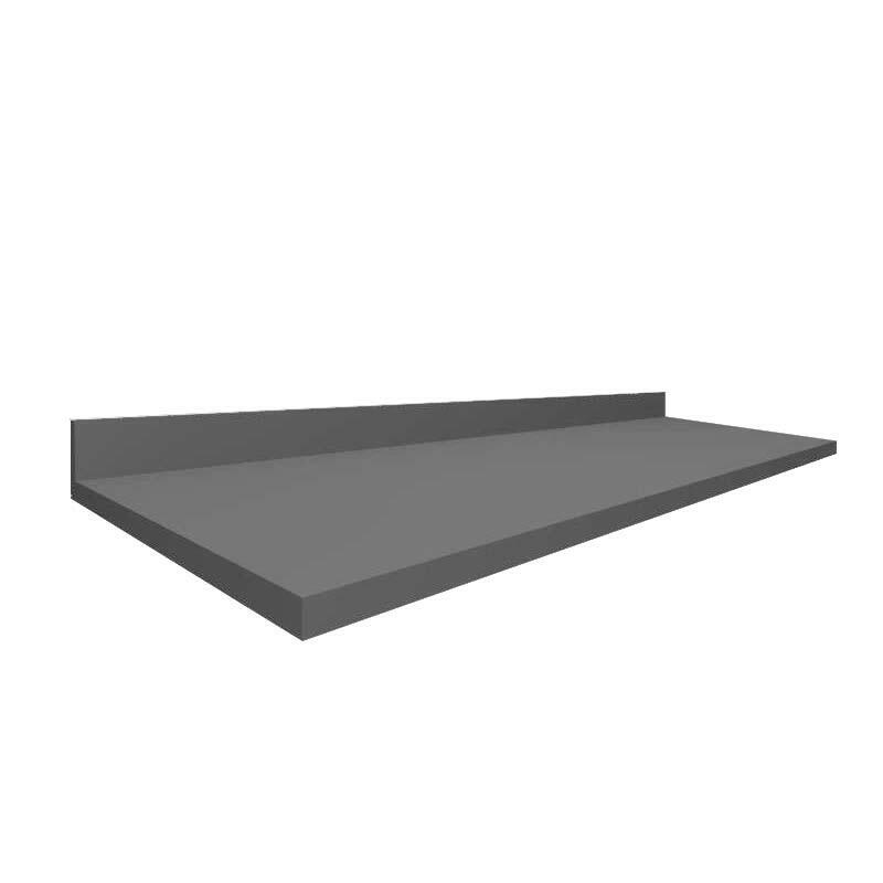 Módulo Tampo Para Balcão 140cm x 56cm x 25mm 100% MDF Cozinha Modulada Robel Cinza Matte