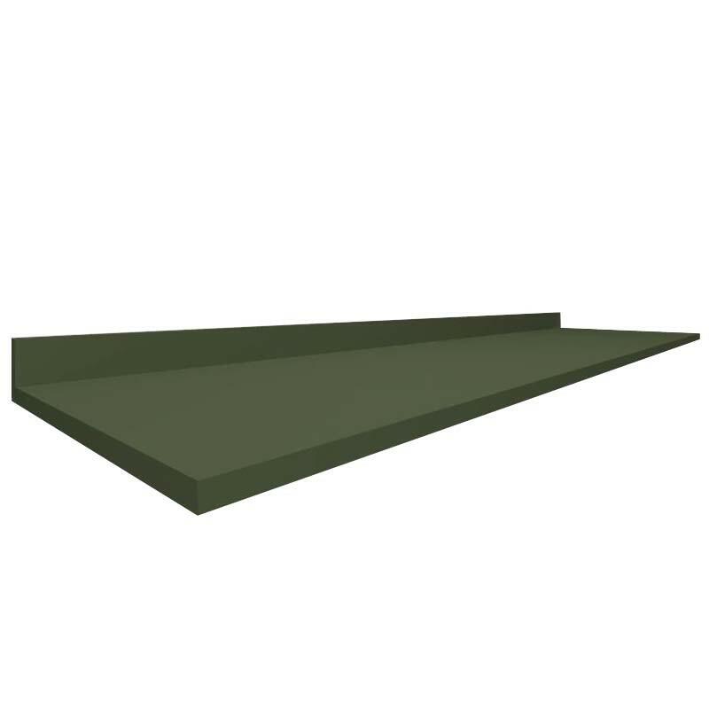 Módulo Tampo Para Balcão 273cm x 56cm x 25mm 100% MDF Cozinha Modulada Robel Salvia Matte