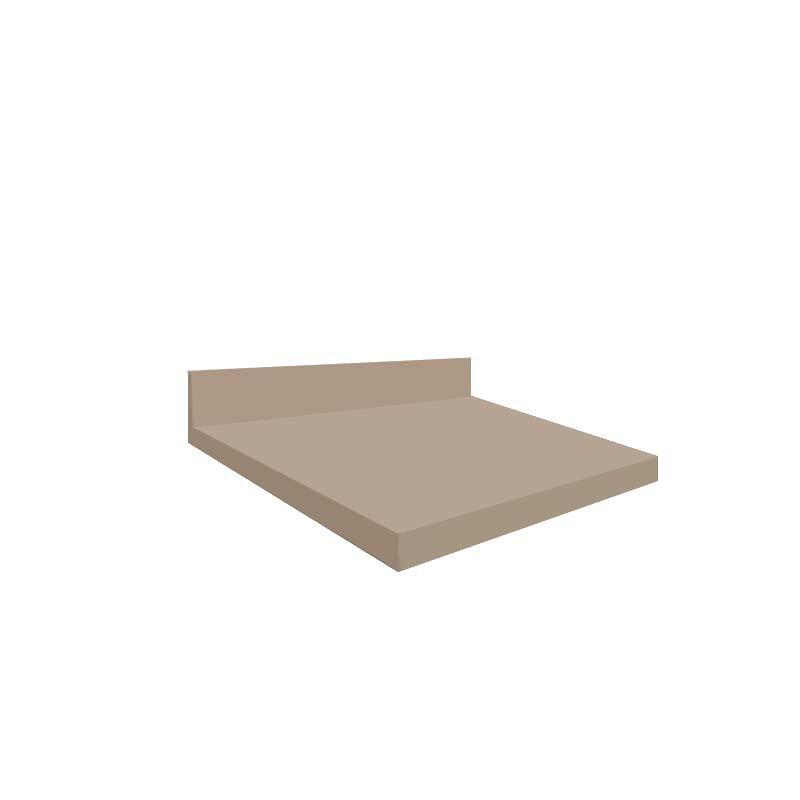 Módulo Tampo Para Balcão 35cm x 56cm x 25mm 100% MDF Cozinha Modulada Robel Fendi Matte