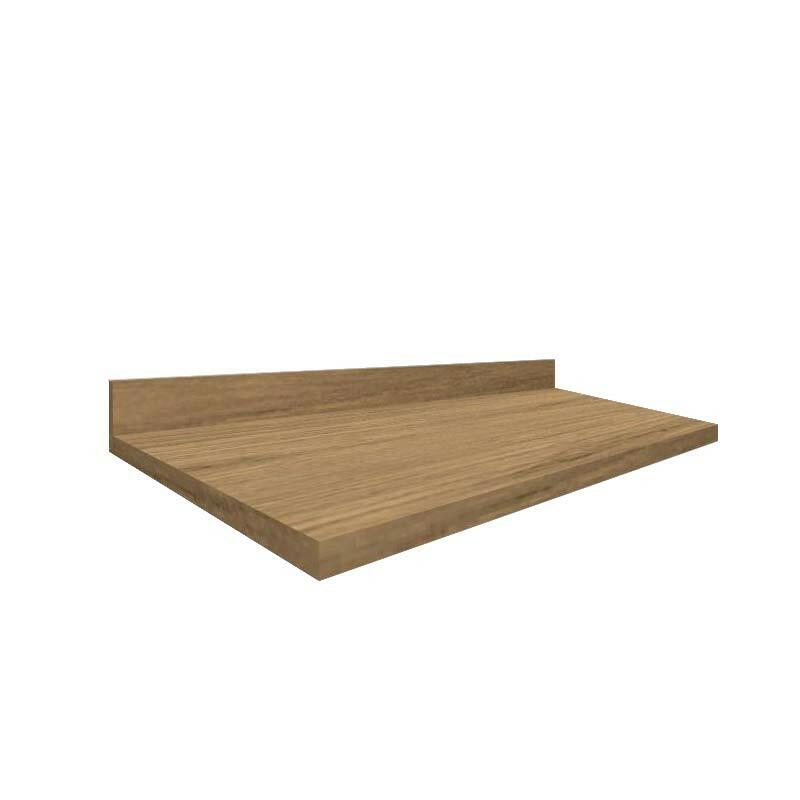 Módulo Tampo Para Balcão 80cm x 56cm x 25mm 100% MDF Cozinha Modulada Robel Hanover