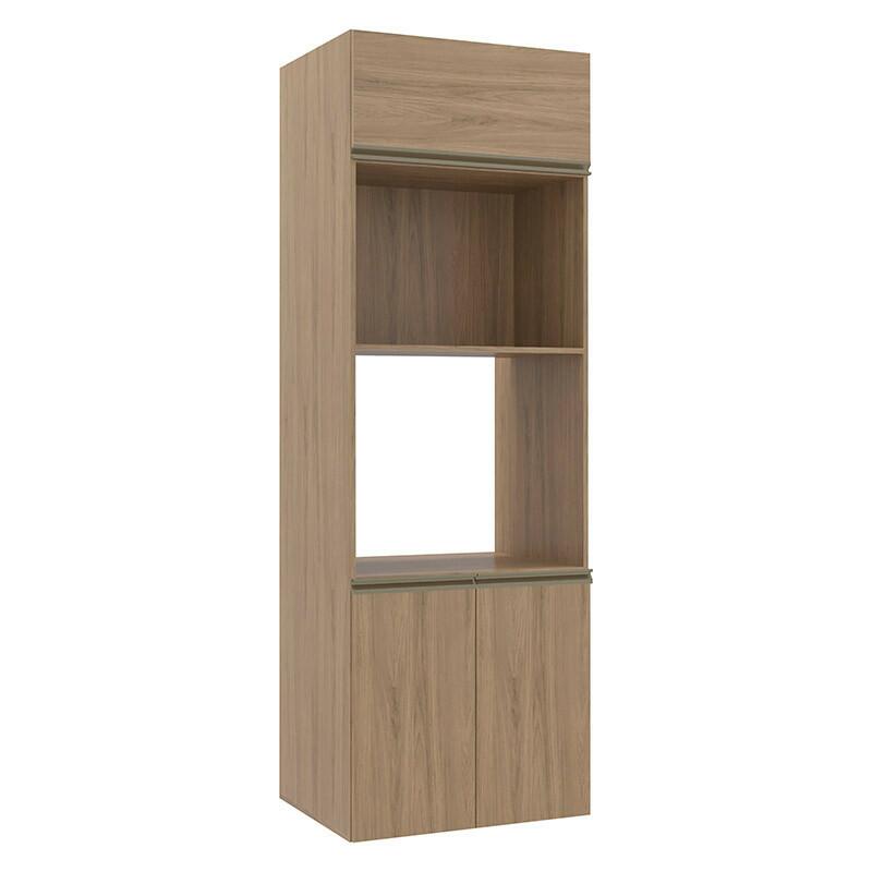 Módulo Torre Micro-Ondas Forno 70cm x 208cm 100% MDF Cozinha Modulada Gold Robel Hanover/Hanover
