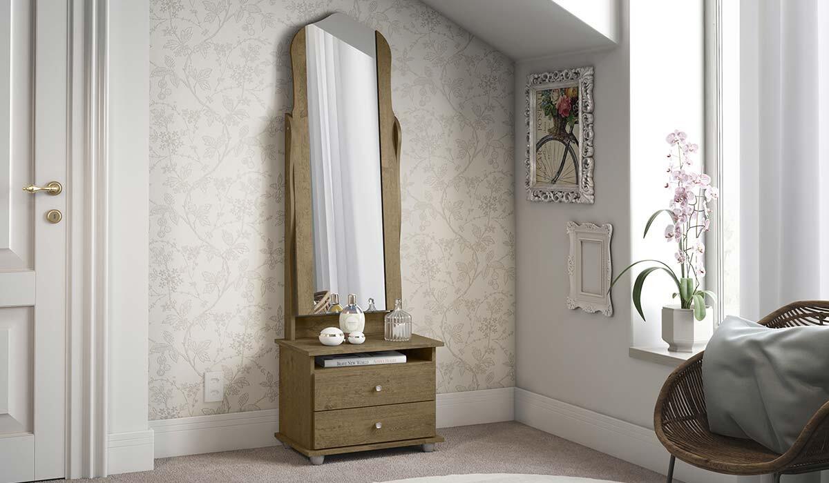 Toucador 2 Gavetas e Espelho Articulado Magic Patrimar Demolição