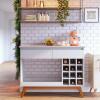 Aparador Para Sala de Jantar 113cm Adega Classic AD Imcal Branco