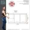 Armário Aéreo de Cozinha 3 Portas Eros Flat 120 Cozimax Branco