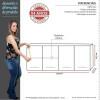 Armário Aéreo de Cozinha 4 Portas Eros Flat 140 Cozimax Preto