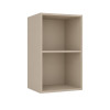 Módulo Armário Aéreo 40x68x34cm 1 Porta 100% MDF Cozinha Provence Robel Fendi/Branco Matte