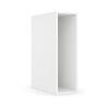 Módulo Balcão 20x68x56cm 1 Porta 100% MDF Cozinha Provence Robel Branco/Branco Matte