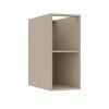 Módulo Balcão Editável Largura 21cm a 39cm x 68x56cm 1 Porta Provence Robel Fendi/Off White Matte