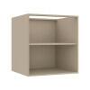Módulo Balcão 70x68x56cm 2 Portas 100% MDF Cozinha Provence Robel Fendi/Branco Matte