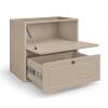 Módulo Balcão 80x68x56cm 1 Gaveta 1 Porta Basculante 100% MDF Cozinha Provence Robel Fendi/Fendi Matte