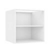 Módulo Balcão 80x68x56cm 2 Portas 100% MDF Cozinha Provence Robel Branco/Salvia Matte