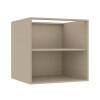 Módulo Balcão 80x68x56cm 2 Portas 100% MDF Cozinha Provence Robel Fendi/Branco Matte