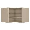 Módulo Balcão Canto L 96x94,5 x 68x56cm 100% MDF Cozinha Provence Robel Fendi/Fendi Matte
