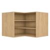 Módulo Balcão Canto L 96x94,5 x 68x56cm 100% MDF Cozinha Provence Robel Hanover/Salvia Matte