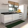 Balcão de Aço Para Cooktop 4 Bocas 2 Portas 77cm Gaia Flat Cozimax Branco