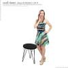 Banqueta Redonda 8081 JB Bechara Preto