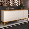 Buffet Sala Jantar 190cm 4 Portas Norman EDN Off White/Cedro