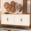 Buffet Sala Jantar 172cm Vintage Provençal 4 Portas Sierra 1.7 EDN Off White/Cedro