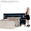 Cabeceira Para Cama Box Casal Qeen ou King Roma Gelius Azul