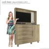 Cômoda com Painel Para TV Munique RV Móveis Niagara