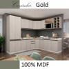 Módulo Armário Aéreo 60cm Porta Basculante 100% MDF Cozinha Modulada Gold Robel Fendi/Aspen