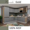 Módulo Armário Aéreo 68x40 1 Porta 100% MDF Cozinha Modulada Gold Robel Hanover/Cinza