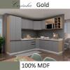 Módulo Armário Aéreo 68x80 2 Portas 100% MDF Cozinha Modulada Gold Robel Hanover/Cinza