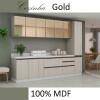 Módulo Paneleiro 40cm 2 Portas 100% MDF Cozinha Modulada Gold Robel Fendi/Aspen