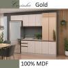 Módulo Tampo Para Balcão 80cm 100% MDF Cozinha Modulada Robel Aspen