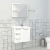 Espelho Para Banheiro Aço Ameixa 60 Cozimax Branco