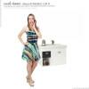 Gabinete Para Banheiro Madeira Camélia 60 Cozimax Branco/Preto