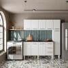 Balcão Cozinha Aço 160 Vênus 3 Gavetas Com Tampo Cozimax Branco