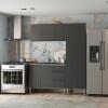 Armário Aéreo Aço 3 Portas Cozinha Gaia 120cm Cozimax Branco