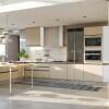 Módulo Balcão 70cm 2 Portas 100% MDF Cozinha Modulada Gold J Robel Branco/Fendi Matte