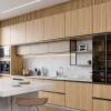 Módulo Balcão 30cm 1 Porta 100% MDF Cozinha Modulada Gold J Robel Fendi/Hanover