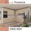 Módulo Armário Aéreo 68x120x56cm 3 Portas 100% MDF Cozinha Provence Robel Branco/Fendi Matte