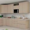 Módulo Armário Aéreo Nicho Micro-Ondas 68x60x43cm 100% MDF Cozinha Provence Robel Fendi/Fendi Matte